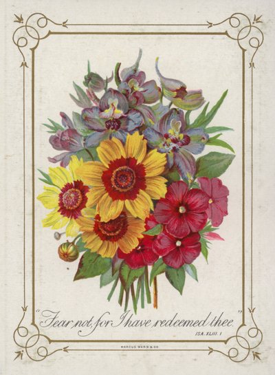 Posy of Flowers by English School